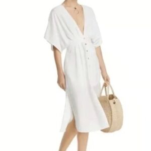 Wit & Wisdom White Midi Dress